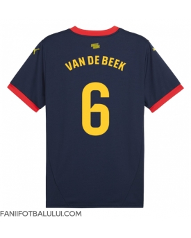 Girona Donny van de Beek #6 Tricou Fotbal Replică 2024-25 Barbati Deplasare